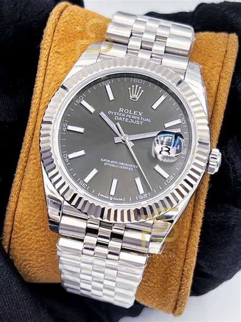 rolex datejust 36mm rhodium|rolex datejust 41 rhodium price.